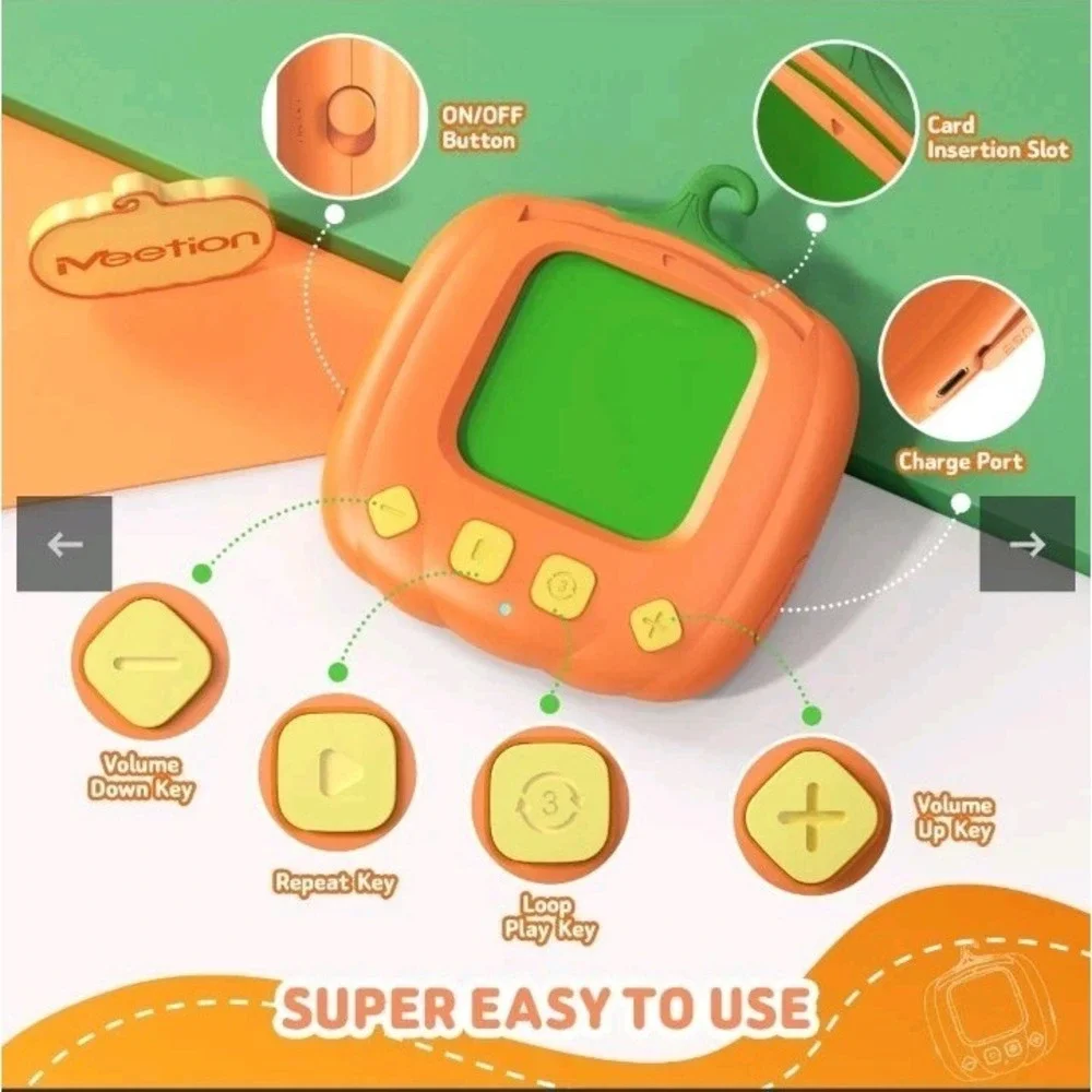 Meetion Spelling & Talking Flash Cards for Age3-7 TLK001 Educational Electronics